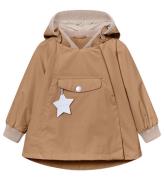 Mini A Ture Sommarjacka - MatBaby Vito Fleece Anorak - Beaver Br