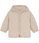 Huttelihut Cardigan - Fleece - Camel Melange