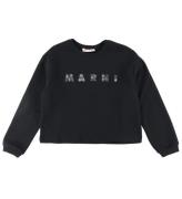 Marni Sweatshirt - Svart m. Strass