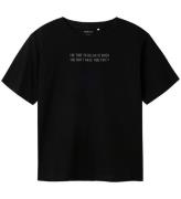 Name It T-shirt - NkmBocalle - Svart m. Tryck