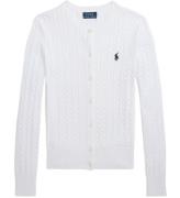 Polo Ralph Lauren Cardigan - Stickad - Vit