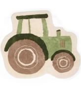 Little Dutch Matta - 100x110 cm - Olive m. Traktor