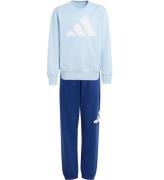 adidas Performance Sweatset - J BL FL JOG 240 - GLOBLU/Vit