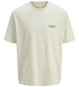 Jack & Jones T-shirt - JorIslington - Antique White m. Tryck