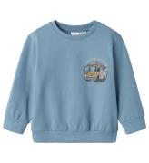 Name It Sweatshirt - NmmDennis - Spring Lake m. Tryck