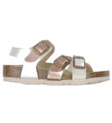 Birkenstock Sandaler - Kumba Split Kids - Elektrisk Metalic Pear