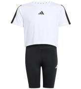 adidas Performance Shortsset - JG TR-ES 3S - White/Black