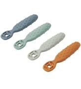 Liewood Babyskedar - Silikon - 4-pack - Caelia - Whale Blue Mult