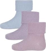 MP Strumpor - Bambu - 3-pack - Ida - Ice Heather m. Glitter