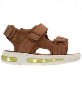 En Fant Sandaler - Velcro w. Light - Mocha Mousse