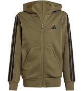 adidas Performance Cardigan - J 3S FL FZ - Olistr/Black