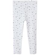 Name It Leggings - NmfVemia - Bright White/Hearts