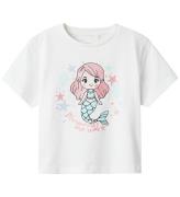 Name It T-shirt - NmfFrejane - Lucent White