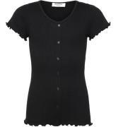 Rosemunde T-shirt - Rib - Baybay - Svart