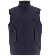 Stone Island SoftshellvÃ¤st - MarinblÃ¥ Blue