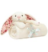 Jellycat Mysig filt - 70x56 cm - Blossom Cream Bunny Berry