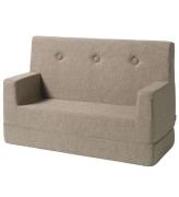 by KlipKlap Soffa - Kids Sofa - 100 cm - Sand