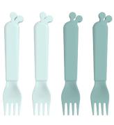 Done by Deer Bestick - Gaffel - 4-pack - Blue