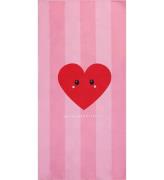 Baddräkt Essentials Handduk - Microfiber - 135x65 cm - Röd Heart