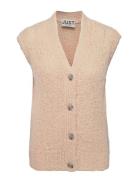 Erida Knit Vest Beige Just Female