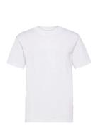 Slhrelaxcolman200 Ss O-Neck Tee S White Selected Homme