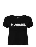Hmllegacy Woman Cropped T-Shirt Black Hummel