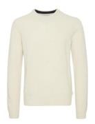 Cfkarl Lambswool Crew Neck Kni Cream Casual Friday