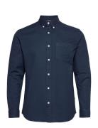 Slhregrick-Ox Shirt Ls Noos Navy Selected Homme