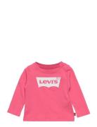 Levi's® Long Sleeve A-Line Batwing Tee Pink Levi's