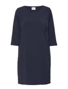 Vinathalia 3/4 Sleeve Dress - Blue Vila