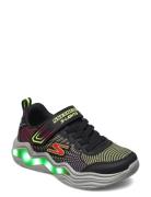 Boys S-Lights Erupters Iv Black Skechers