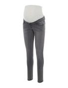 Mllola Slim Grey Jeans A. Noos Grey Mamalicious