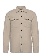 Cotton Linen Overshirt L/S Grey Lindbergh