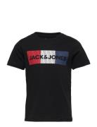 Jjecorp Logo Tee Ss Crew Neck Noos Jr Black Jack & J S
