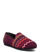 Hums Color Zigzag Loafer Red Hums