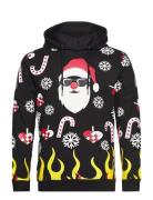 Dpx-Mas Burning Santa Hoodie Black Denim Project