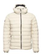 Classic Fuji Puffer Jacket Cream Superdry