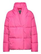 Asymmetric Closure Puffer Coat With Repreve® Filling Pink Scotch & Sod...