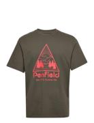 Triangle Mountain Graphic Ss T-Shirt Khaki Penfield