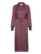 Eysiekb Dress Burgundy Karen By Simonsen