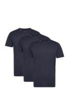 Slhaxel Ss O-Neck Tee 3 Pack Noos Navy Selected Homme