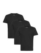 Slhaxel Ss O-Neck Tee 3 Pack Noos Black Selected Homme