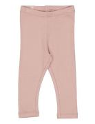 Rib Leggings Pink Wheat