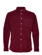 Johan Corduroy Shirt Burgundy Kronstadt