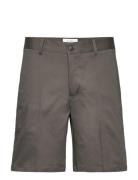 Como Reg Cotton-Linen Shorts Grey Les Deux