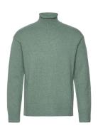 Logmar Roll Neck Knit Green Bertoni