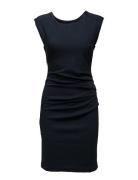 India Round-Neck Dress Navy Kaffe