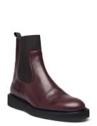 Booties - Flat - With Elastic Brown ANGULUS