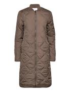 Vimanon Quilted Jacket - Brown Vila