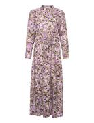 Slfkatrin Ls Ankle Dress B Purple Selected Femme